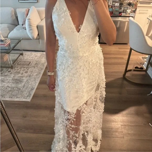 Dress the Population Sidney floral lace gown - Picture 3 of 15